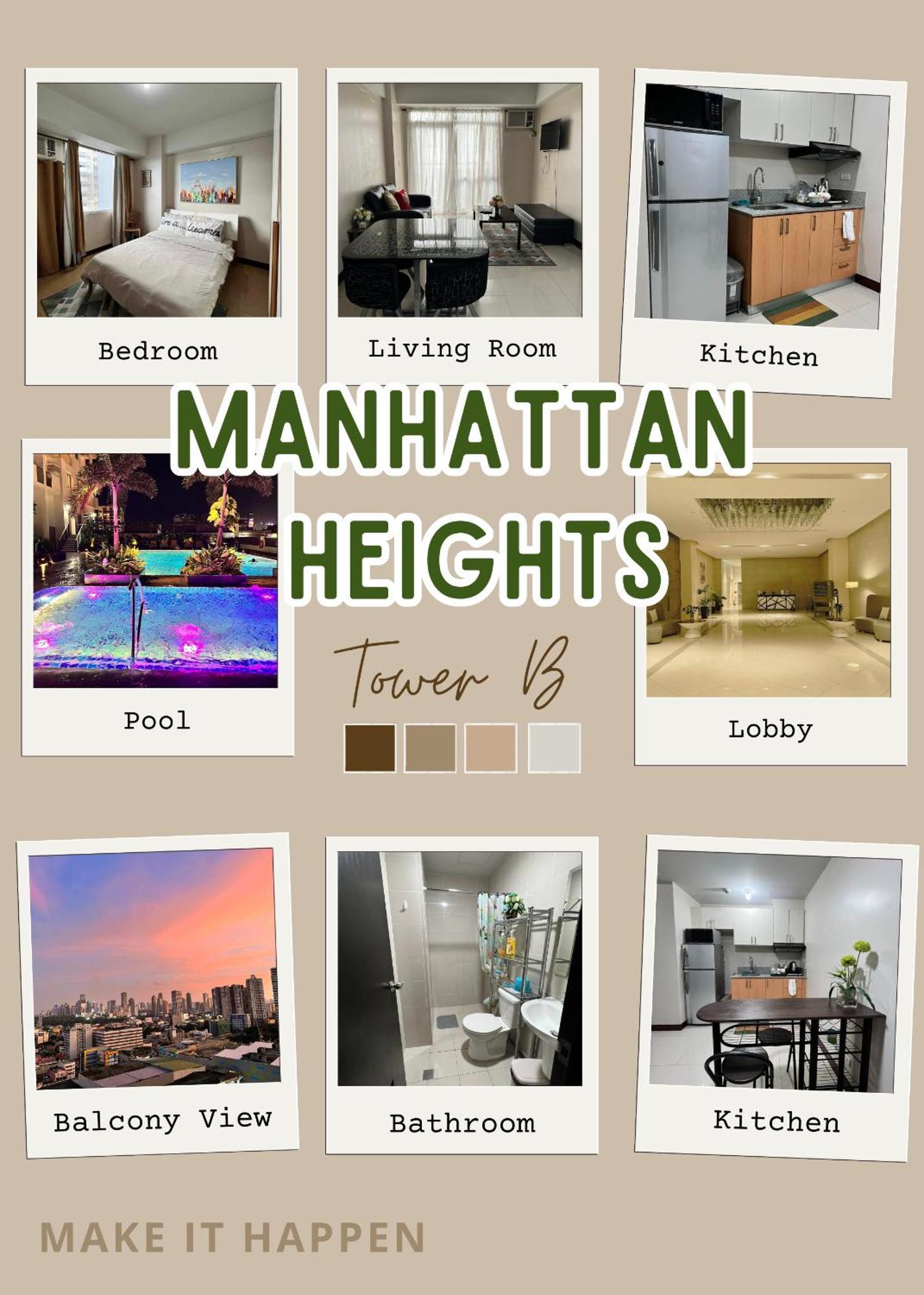 Manhattan Heights Towerb In Araneta Cubao 5Mins Walk To Smart Araneta Apart otel Manila Dış mekan fotoğraf